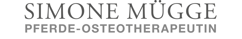 Logo Simone Mügge, Pferde-Osteotherapeutin